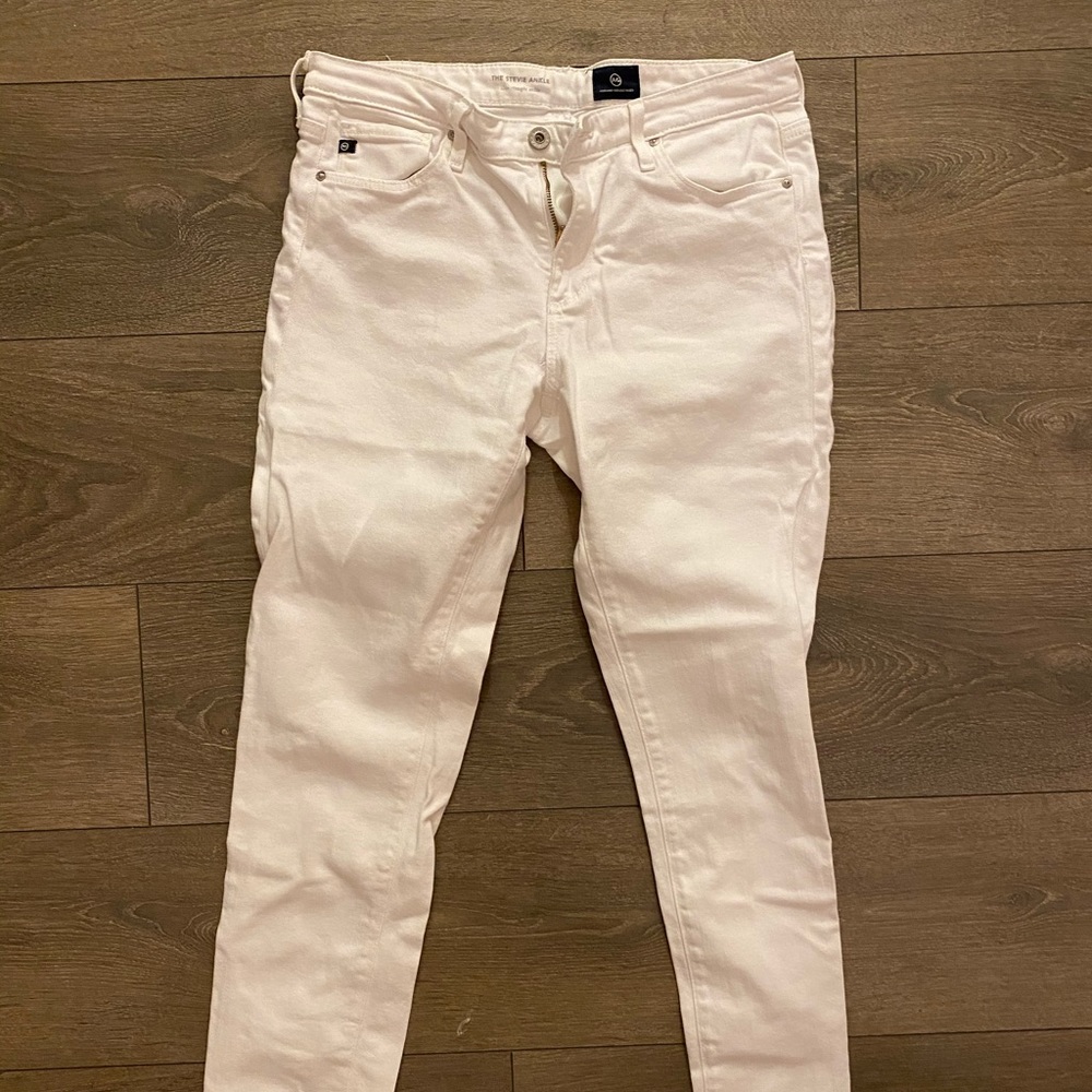 AG White Jeans